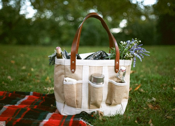 picnic tote bag