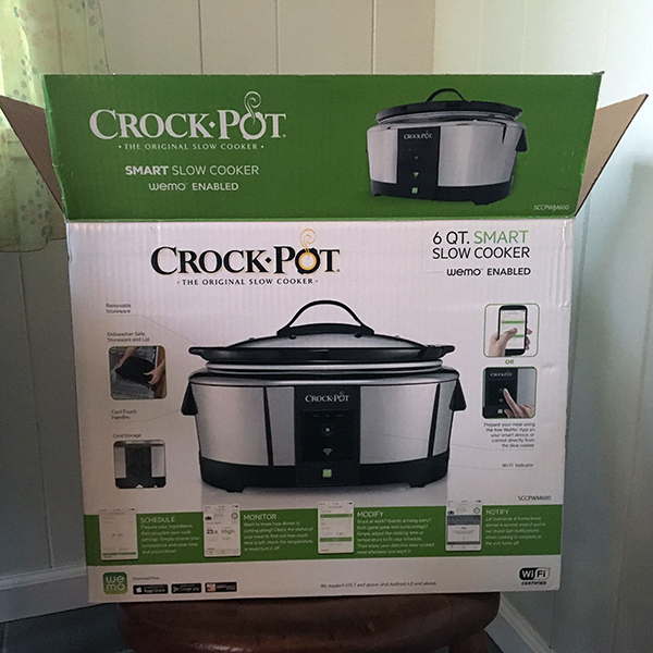 Crock-Pot 6-quart Smart Slow Cooker with WeMo (Wi-Fi Enabled